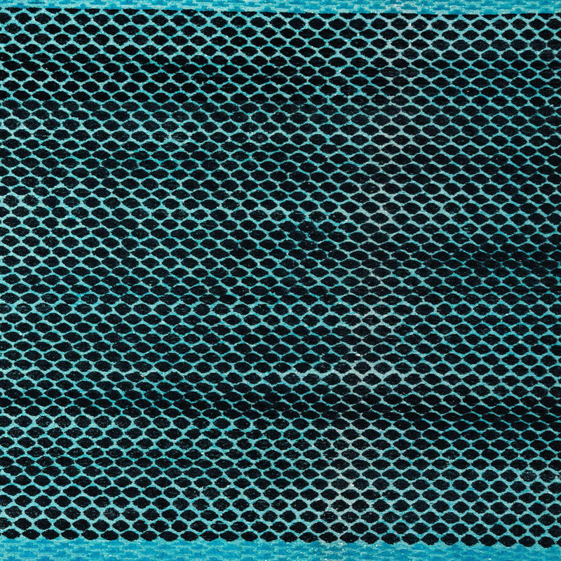 Tapis abstrait moderne 4386, Carré 8 pi