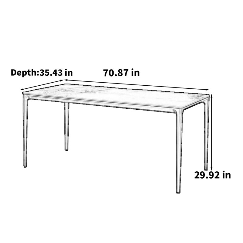 Taigo, 29.92"H x 70.87"L x 35.43"W
