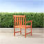 Aina Tropical Reddish Wood Patio Armchair