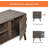 Ensemble de tables basses 2 pièces Metinaro