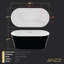 Chand 66.9'' x 31.5'' Soaking Acrylic Bathtub