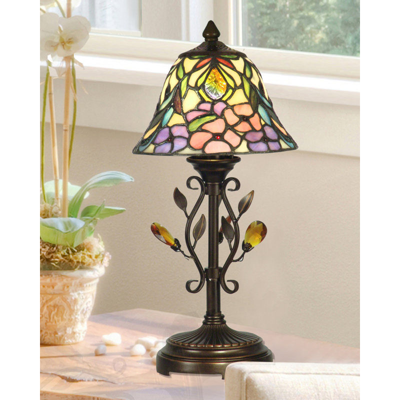 Lampe de table en cristal 15,25 po Oakes