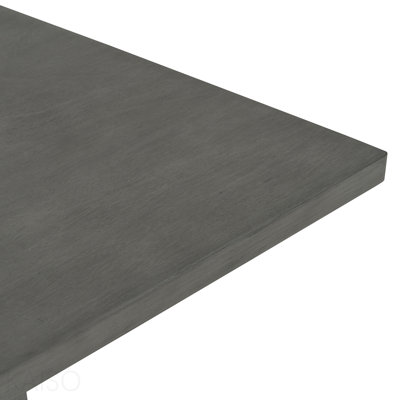 6-Piece Farmhouse Dining Table Set, Rectangular Trestle Table And 4 Upholstered Chairs & Bench For Dining Room (Antique Gray)