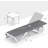 Ysabelle 3 Piece Outdoor Chaise Lounge Set with Table-630478569