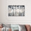 « Diamond douche glam chandelier »-impression d’art graphique avec cadre flottant sur papier