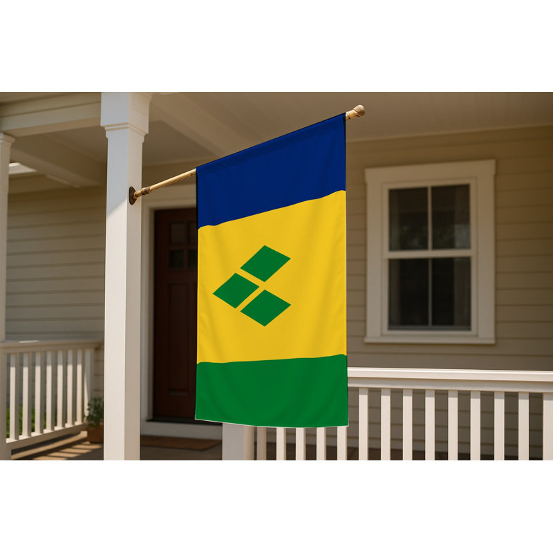 Drapeau de Saint-Vincent-et-les Grenadines - Drapeau extérieur, H 36 po x l 60 po