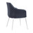 Teegan 19'' H Upholstered Metal Armchair-438107530-463156452