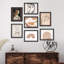 Fine Art Portrait Italian Variété de forme abstraite géométrique encadrée sur papier, 7 pièces-92573927-92573928