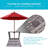 Nantan Bistro Table with Parasol Hole