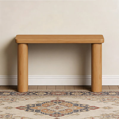 Console en bois massif de style médiéval