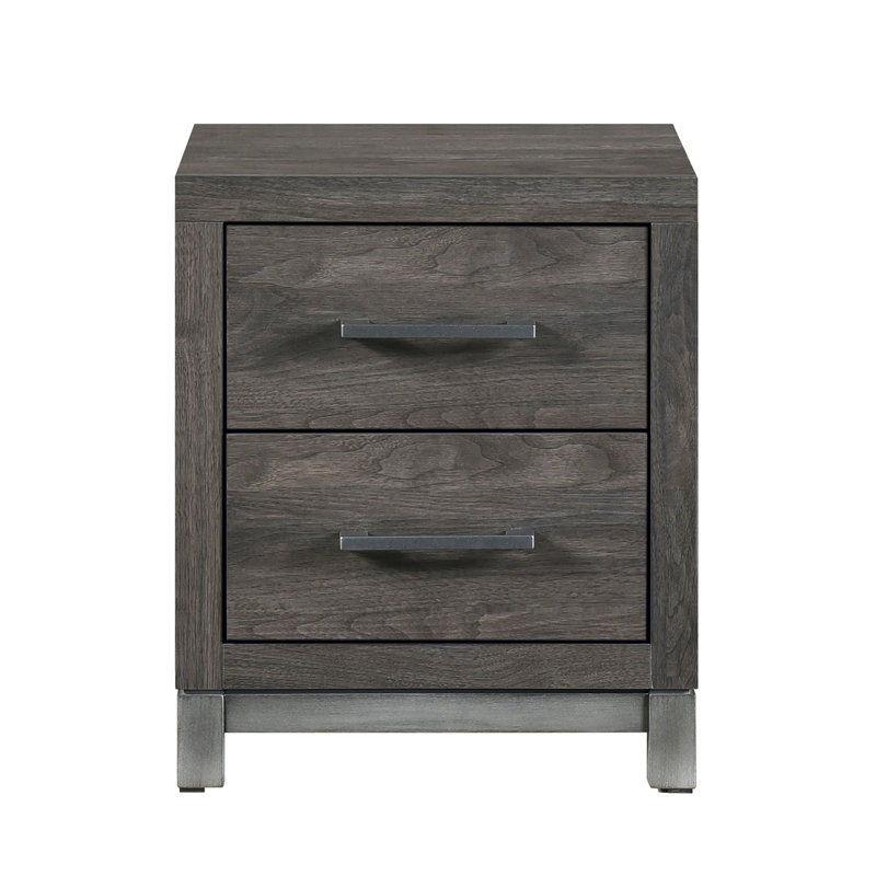 Belle table de chevet moderne avec 2 tiroirs