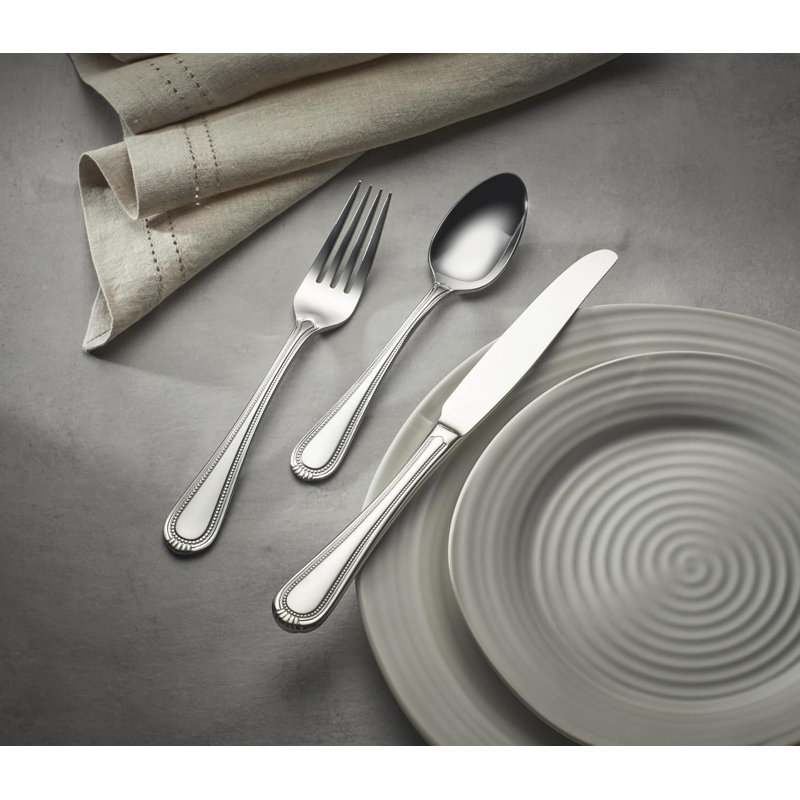 45-Piece Everyday Flatware Set With Serving Utensils