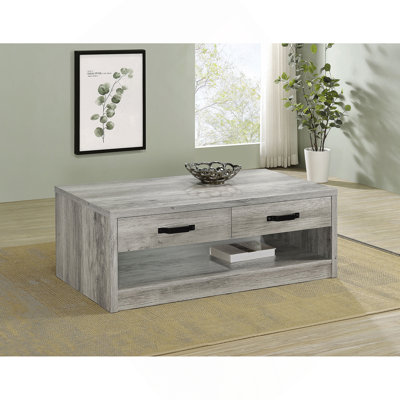 Table basse 2 tiroirs Grey Driftwood