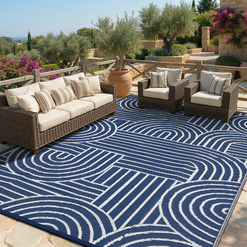 Area Rug, Blue, Rectangle 150 x 244 cm