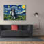  «Portugaise portugaise Starry Night» par Rich Monet, art mural sur toile, 60 po x 40 po-130694987