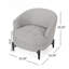 Fauteuil club confortable et élégant pour des moments de détente-1971725654