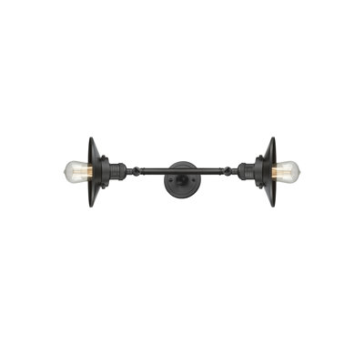 Éclairage pour meuble-lavabo 2 lumières rétro Elva
