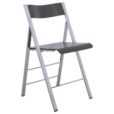 Chaise d'appoint pliante en acrylique Tabris Modern