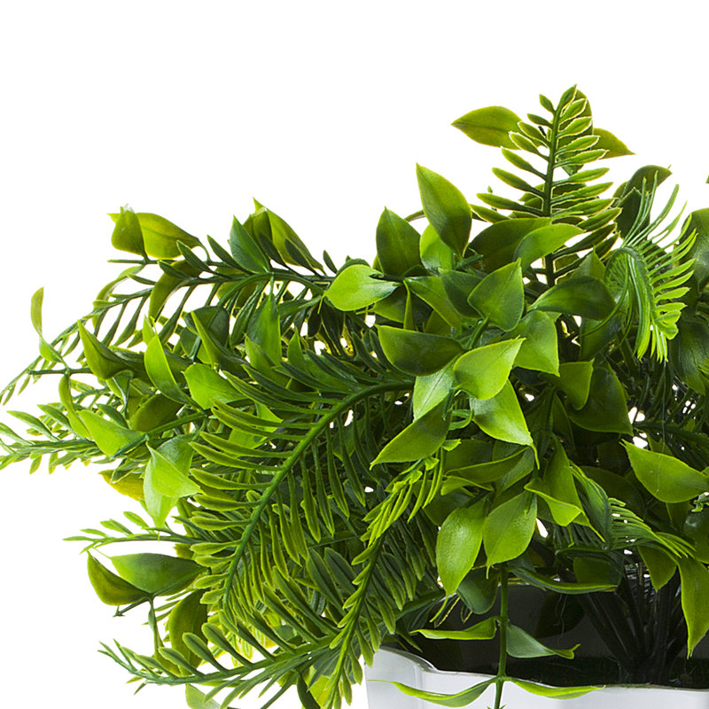 Herbe de conifère artificielle 12 po en pot