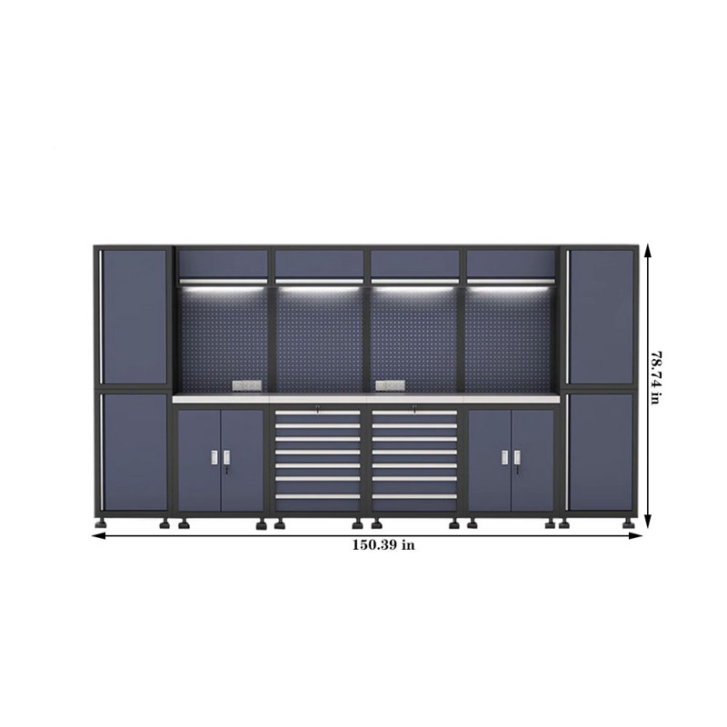 Système de rangement complet pour garage atelier