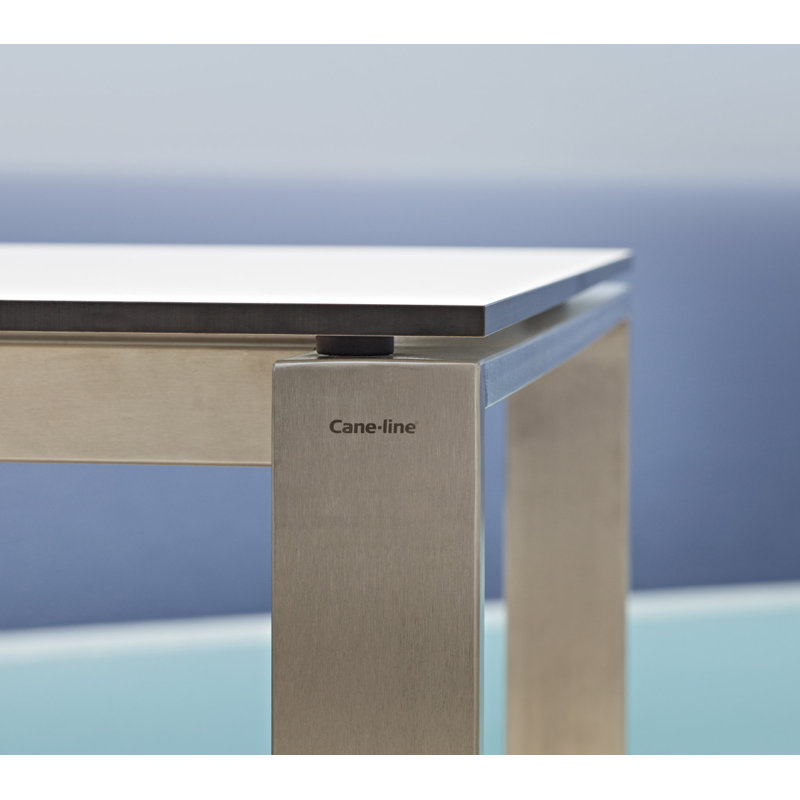 Edge Outdoor Dining Table, Basalt Gray