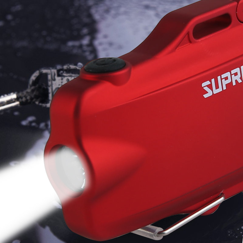 Stainless Steel Lighter, Red