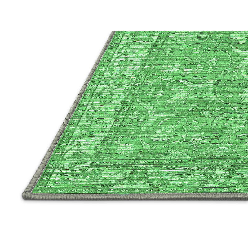 Washable Oriental Indoor Rug, Rectangle 5' x 8'