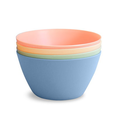 TarHong Essential PP Cereal Bowls 5.6 X 3”,Assorted 4 Pack