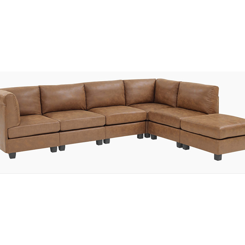 Canapé modulaire en similicuir