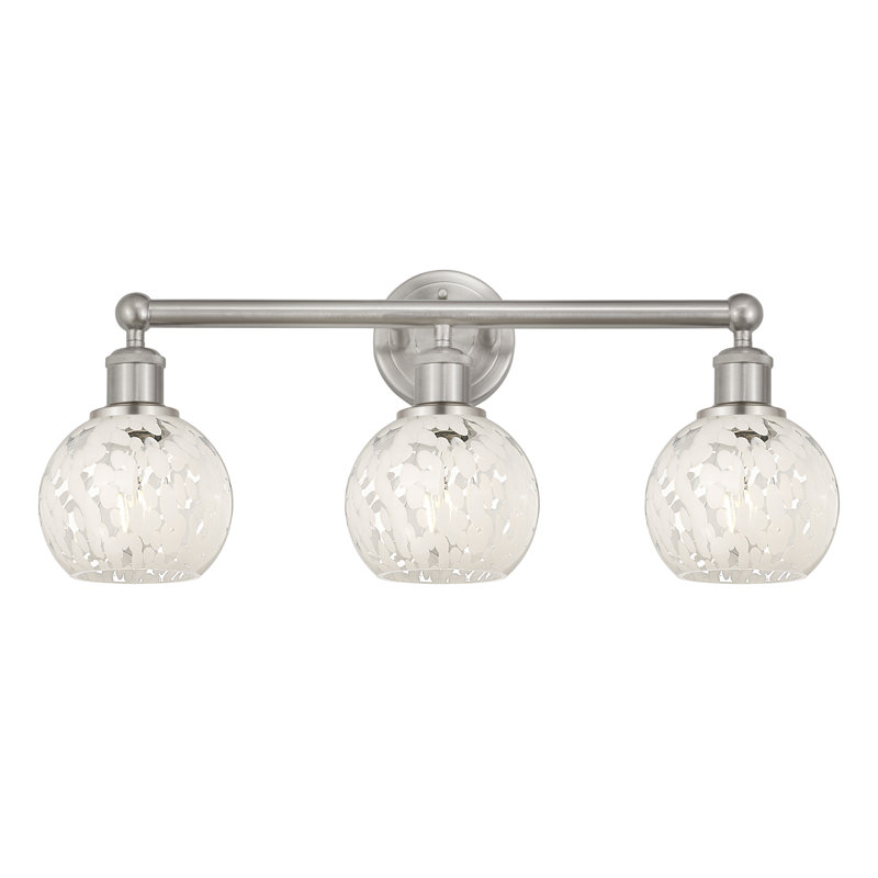Berdene 3 - Light Dimmable Vanity Light, Brushed Satin Nickel