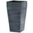 3-Piece Square Indoor/Outdoor Pot Planter Set with Drainage Holes-1787263850