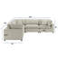 Canapé modulaire 5 pièces Cassandra-39770837