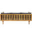 Lit de jour avec 3 sièges, coussin gris foncé, matériau en bois, panneau à lattes, pièce d'eau, profondeur du produit 32,48, structure d'assemblage nécessaire, style de siège, coussins, 69,13 W,