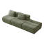 Canapé à compression extra large en chenille à trois places-876609935