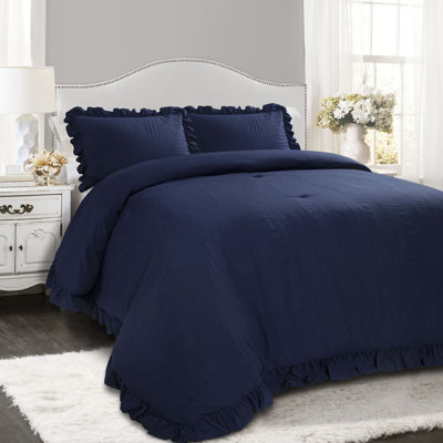 Reyna Microfiber 3 Piece Comforter Set
