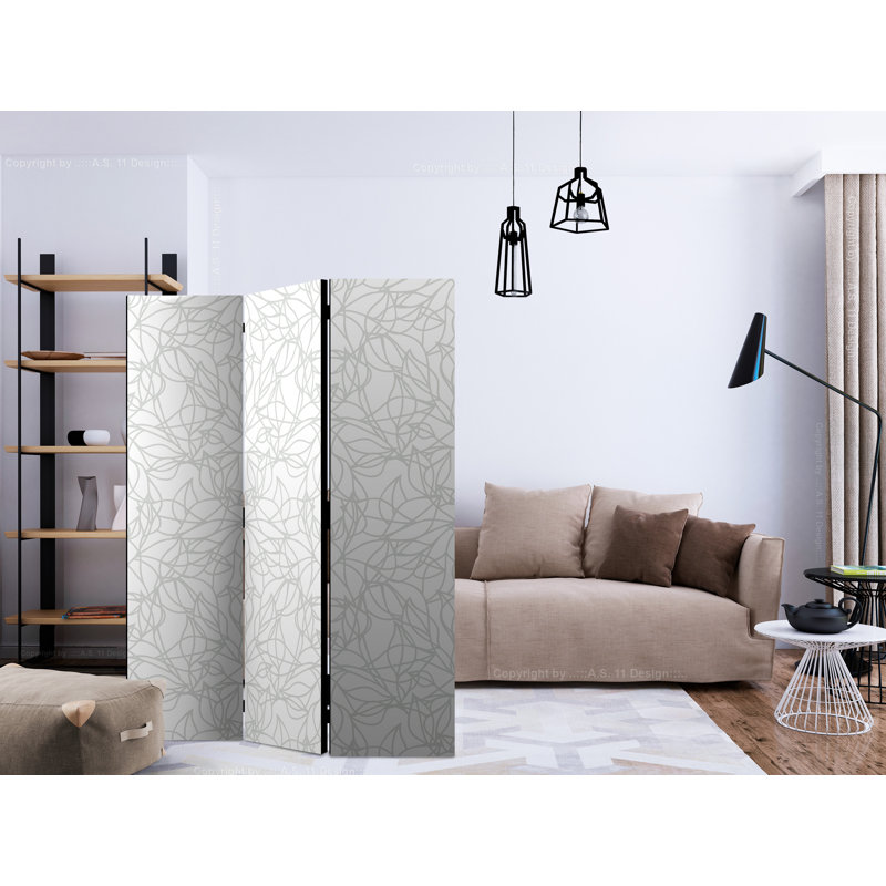 135cm W x 172cm H 3 - Panel Wood Folding Room Divider