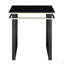Ensemble de tables basses et tables de bout Occasional 3Pc Tables avec plateau en verre trempé