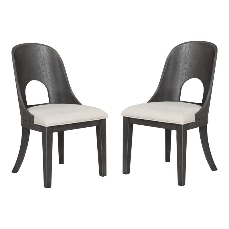Chaises d'appoint Doloros Hypes, Cadre en bois gris