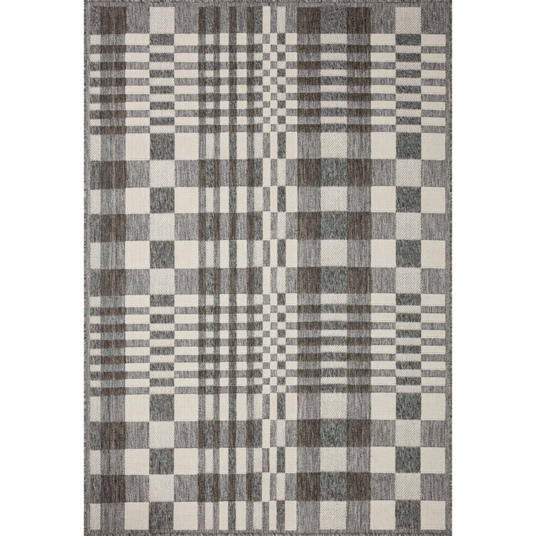 Plaid Indoor / Outdoor Rug