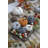 Chenille Weighted Pumpkin with Realistic Stem