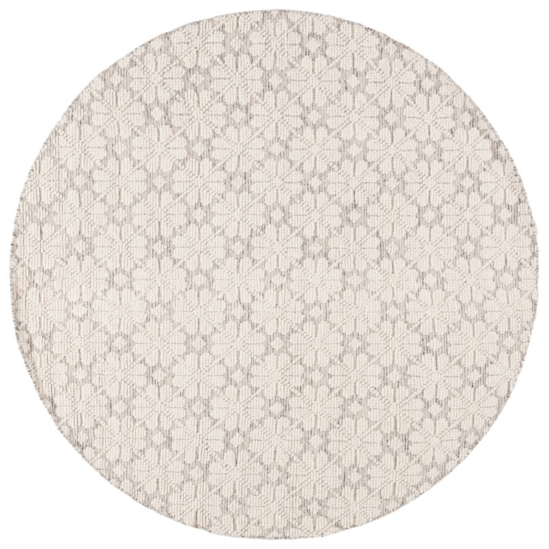 Martha Stewart Hand Woven Wool Rug, Round 6'