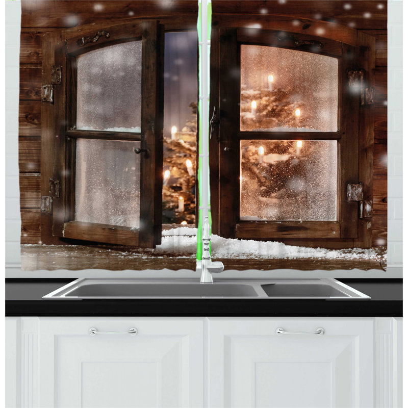 Pointed Kitchen Curtain