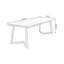 Table de salle à manger rectangulaire moderne et simple en bois massif-1670413081
