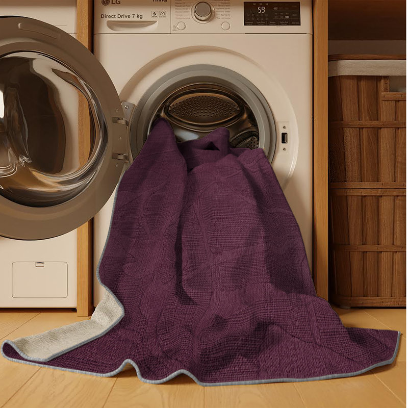 Machine Washable Abstract Brown Area Rug, Rectangle 2' x 3'