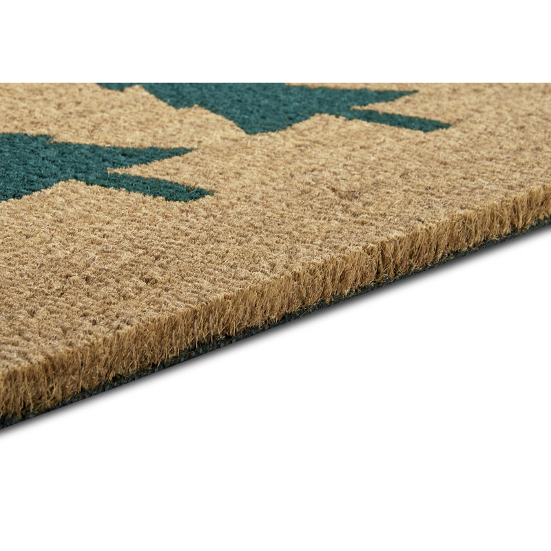 Mix Mats Green Pine Trees Doormat
