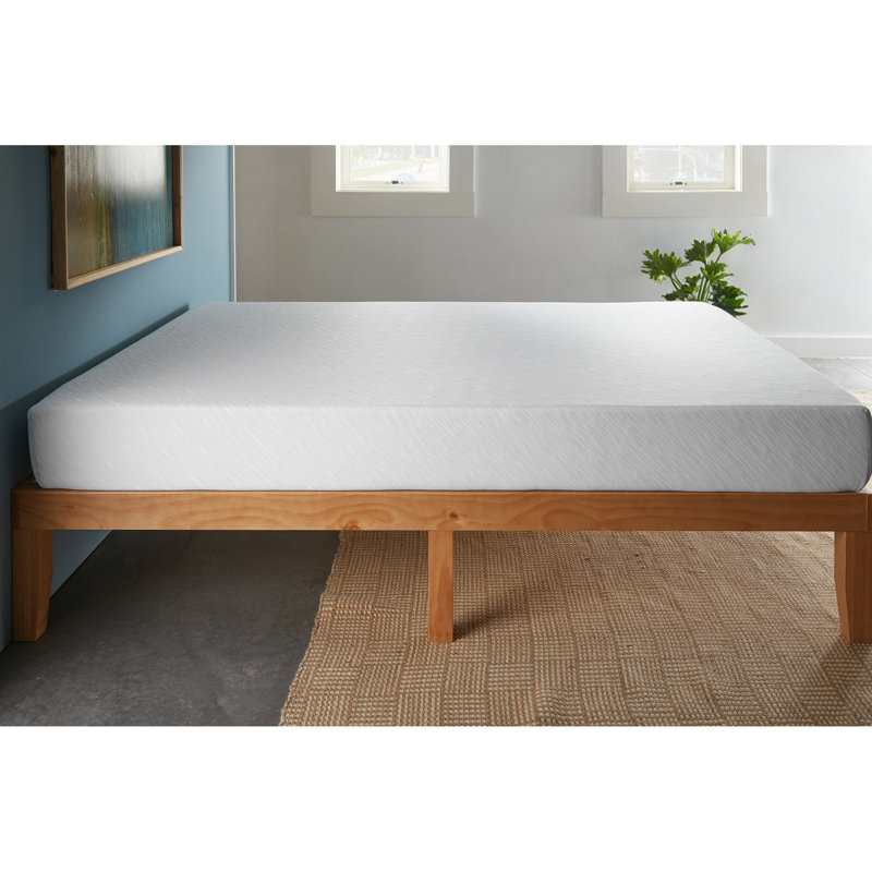 Grand matelas en mousse à mémoire de forme de 10 po avec gel, zone de repos ferme, matelas à transfert de mouvement réduit, ajout de gel, expérience de repos