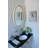Mardell Wood Flat Wall Mirror