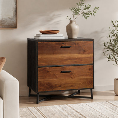 Lateral File, Dark Walnut finish