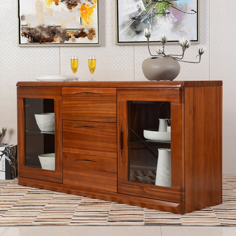 Floor-Standing type Solid Wood Sideboard