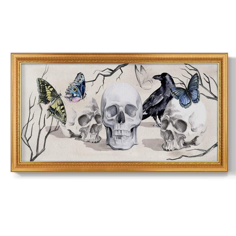 Nevermore Collection D " Nevermore Collection D ", 25" H x 45" W x 2.5" D